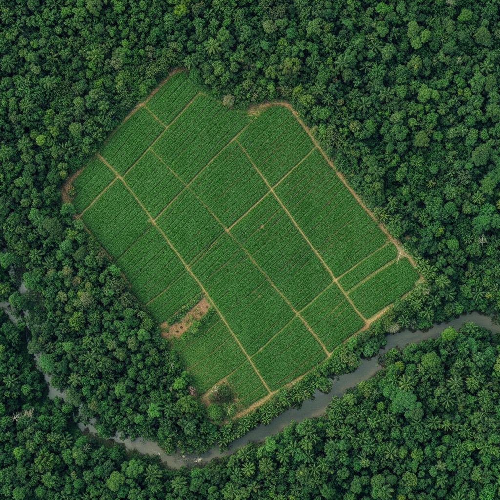 Satellite GIS map
