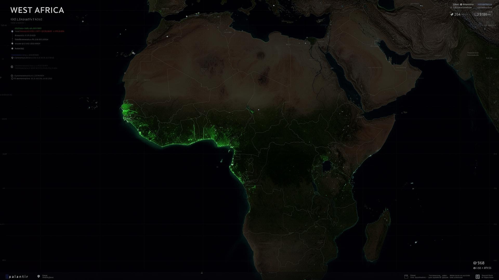 Satellite GIS map
